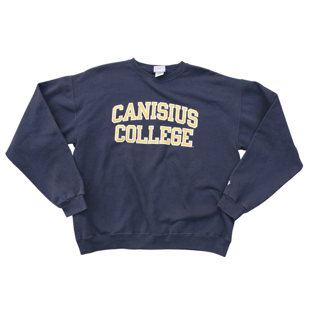 Champion Canisius College Crewneck Sweatshirt Mens‎ Large Navy Spellout College